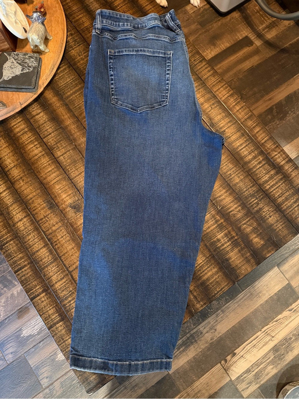 Women’s Petite Dark Blue Denim Jeans